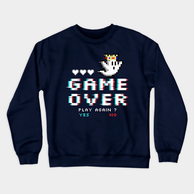 Game Over Crewneck Sweatshirt by Bongonation